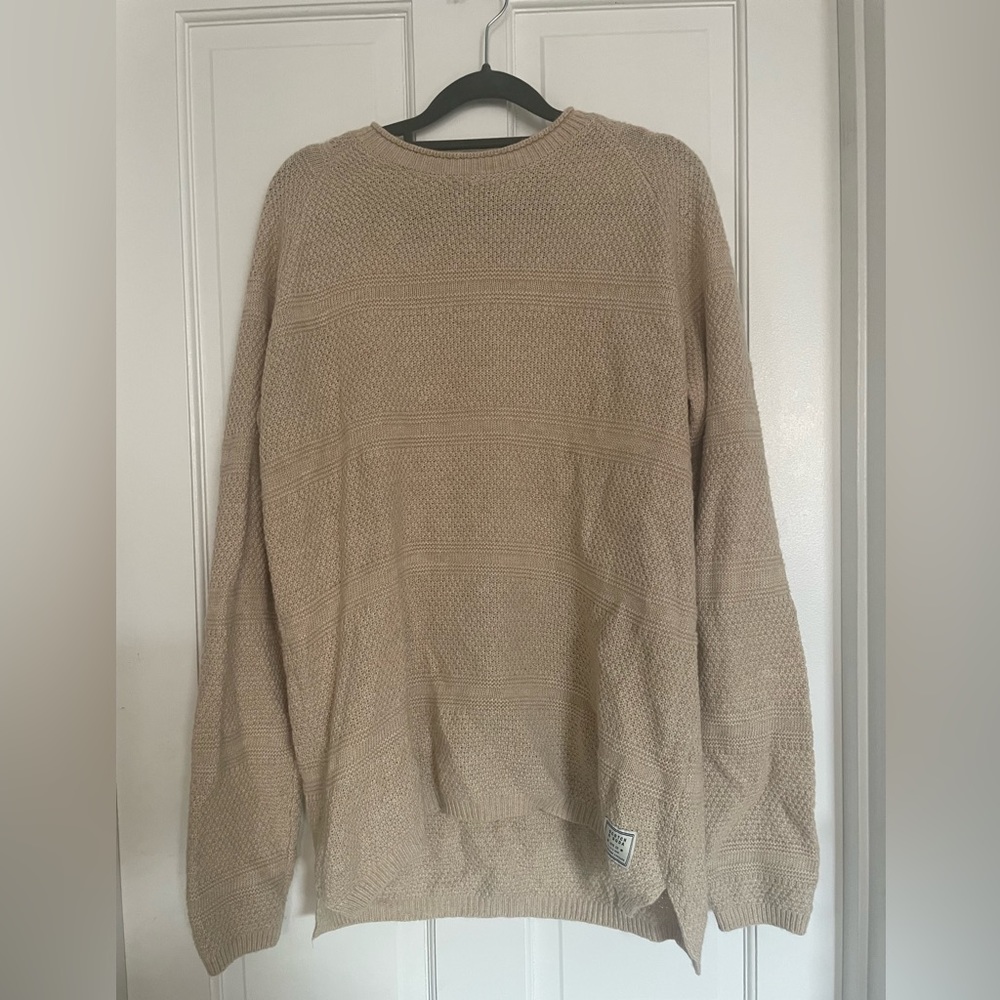 Scotch and Soda Beige Sweater, Size L.
